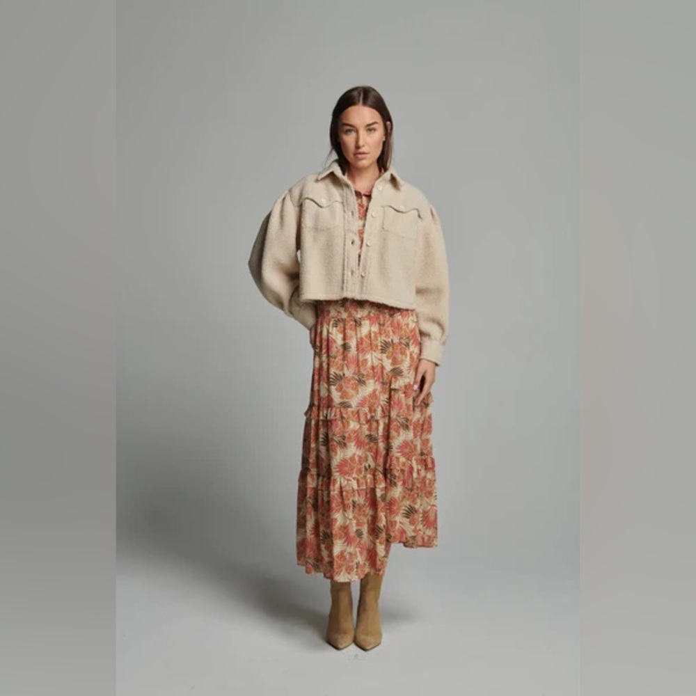 Sundays Thalissa Jacket Beige Sherpa XS